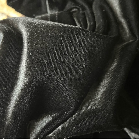 Urban Outfitters Diana Velvet HOCO Sweetheart Mini Dress Black Goth M Witch - Picture 10 of 11